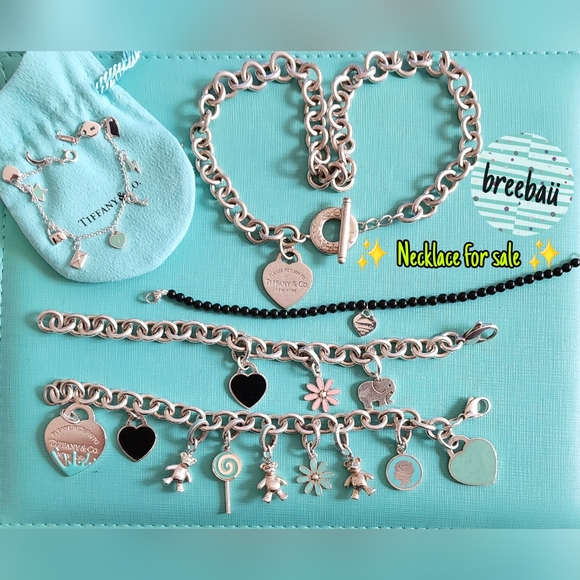SOLD ON MERC✨️🩵 TIFFANY & CO. Heart Tag Choker Necklace 🩵✨️ - Picture 7 of 9